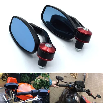 

Universal Motorcycle rearview side mirrors handle bar end 7/8" 22mm For Yamaha FZ1 FAZER FZ6 FZ6R FZ8 XJ6 MT-07 MT-09 FZ9 FZ-09