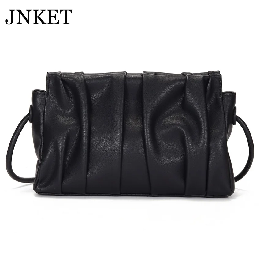 

JNKET New Women Cowhide Shoulder Bag Casual Crossbody Bags Ladies Sling Bag