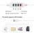 PULUZ 30cm Photo Studio Ring LED Light Box Shooting Tent Desktop Box Kit with 6 Colors Backgrounds Photography LightBox Kits 5V