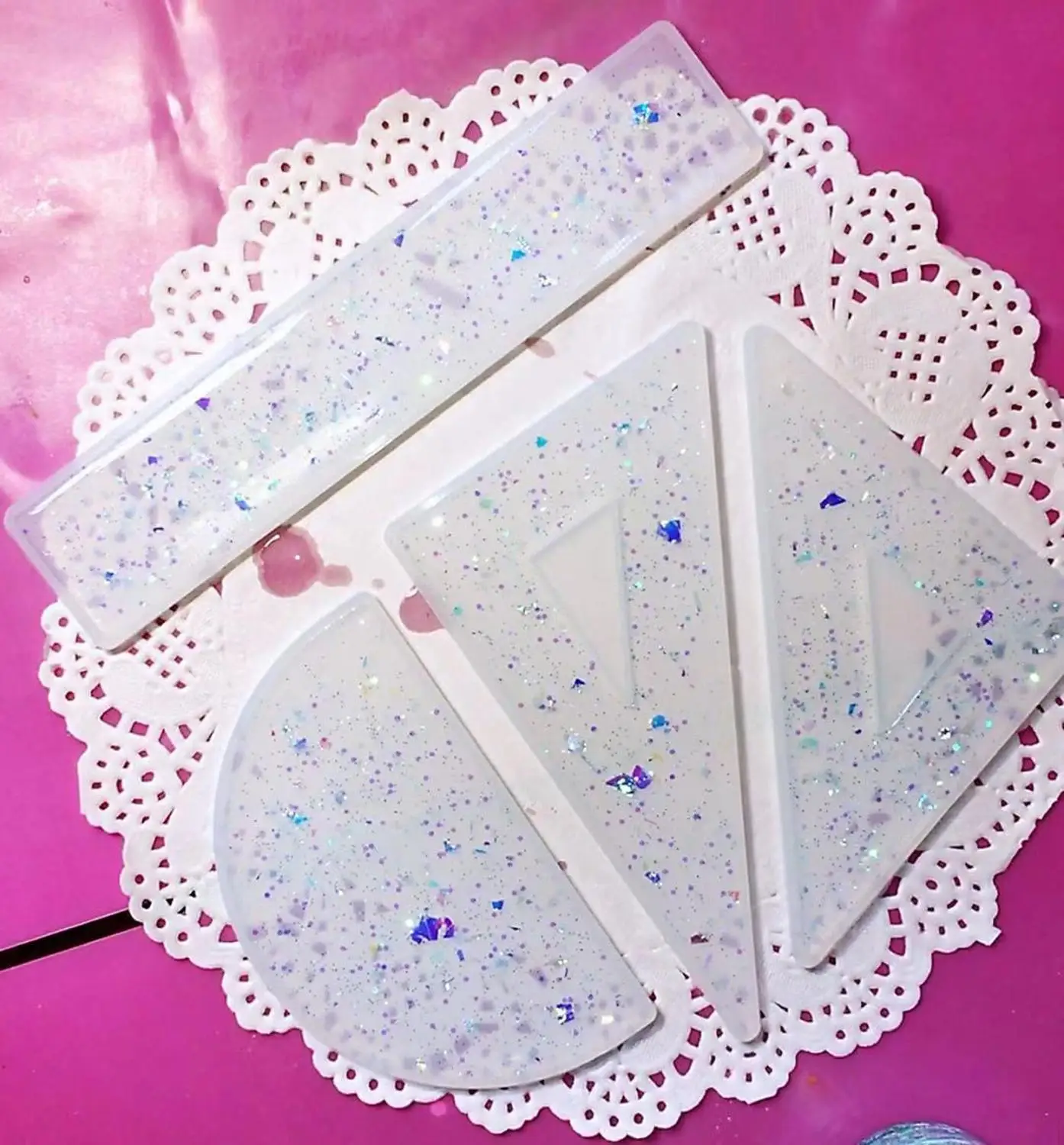 Линейка набор из 4 штук DIY