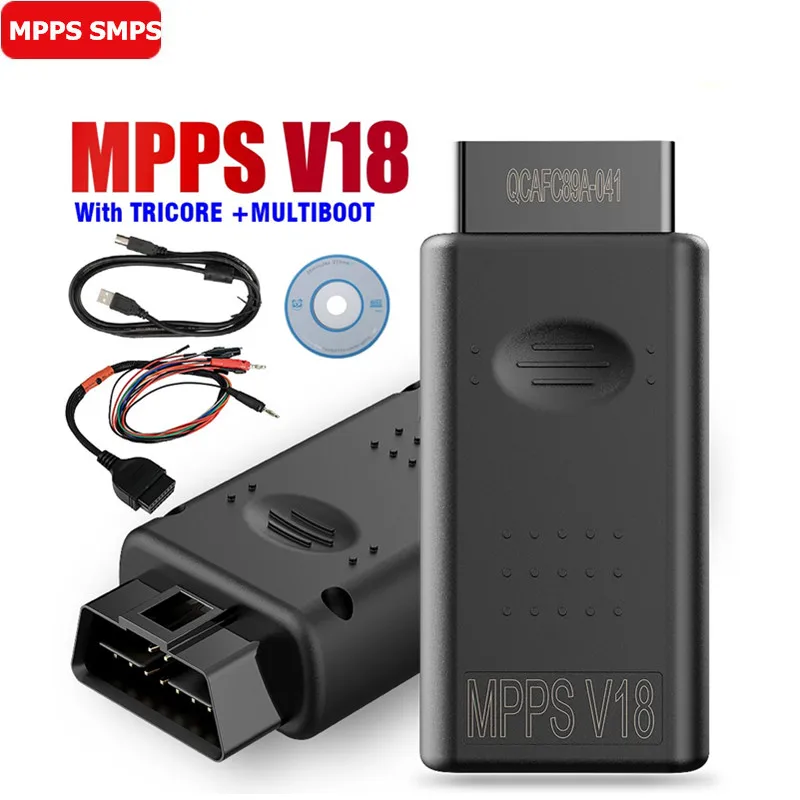 MPPS v18.12.8main + TRICORE MULTIBOOT с разрывным тросом автомобильный инструмент|mpps cable|mpps v18car tools