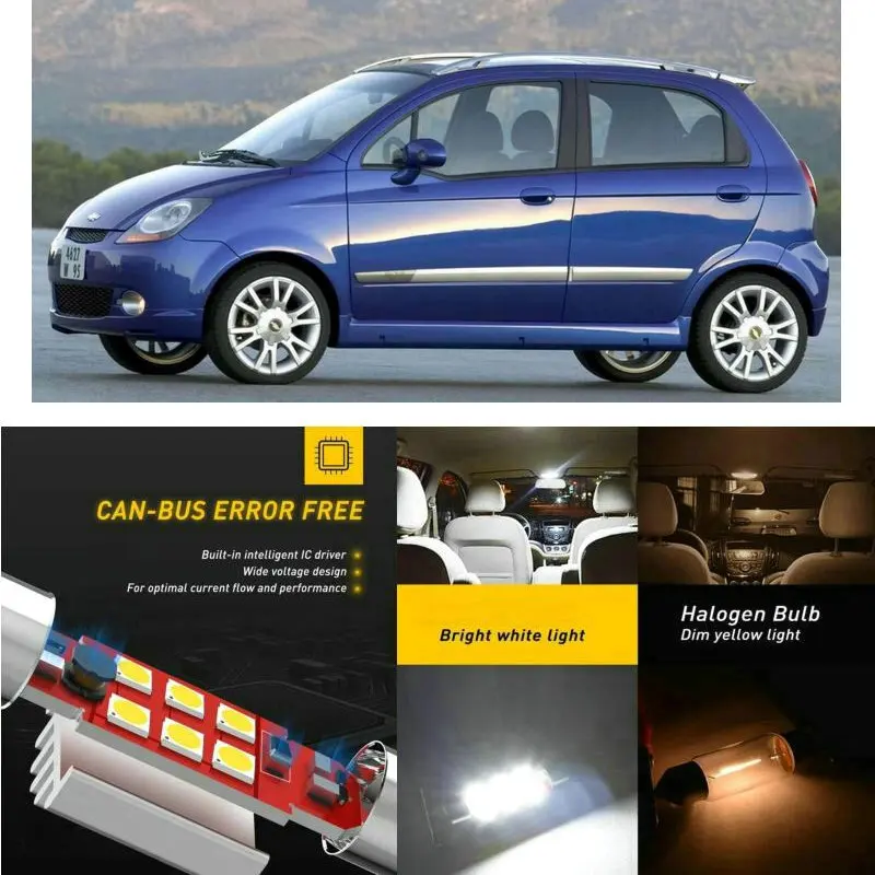 Светодиодные внутренние Автомобильные фары для Chevrolet lacetti j200 хэтчбек matiz m200 m250 maubu