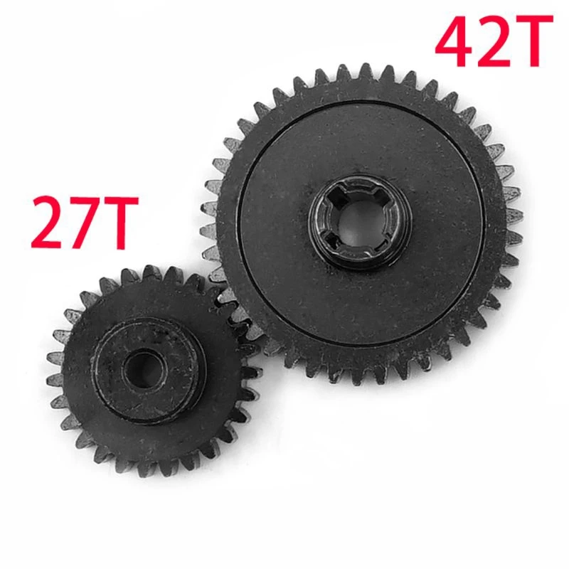 Металл diff основной Шестерни 42T+ мотор Шестерни 27T для 1/18 WLtoys A959-B A969-B A979-B K929-B RC автомобилей Обновление Запчасти