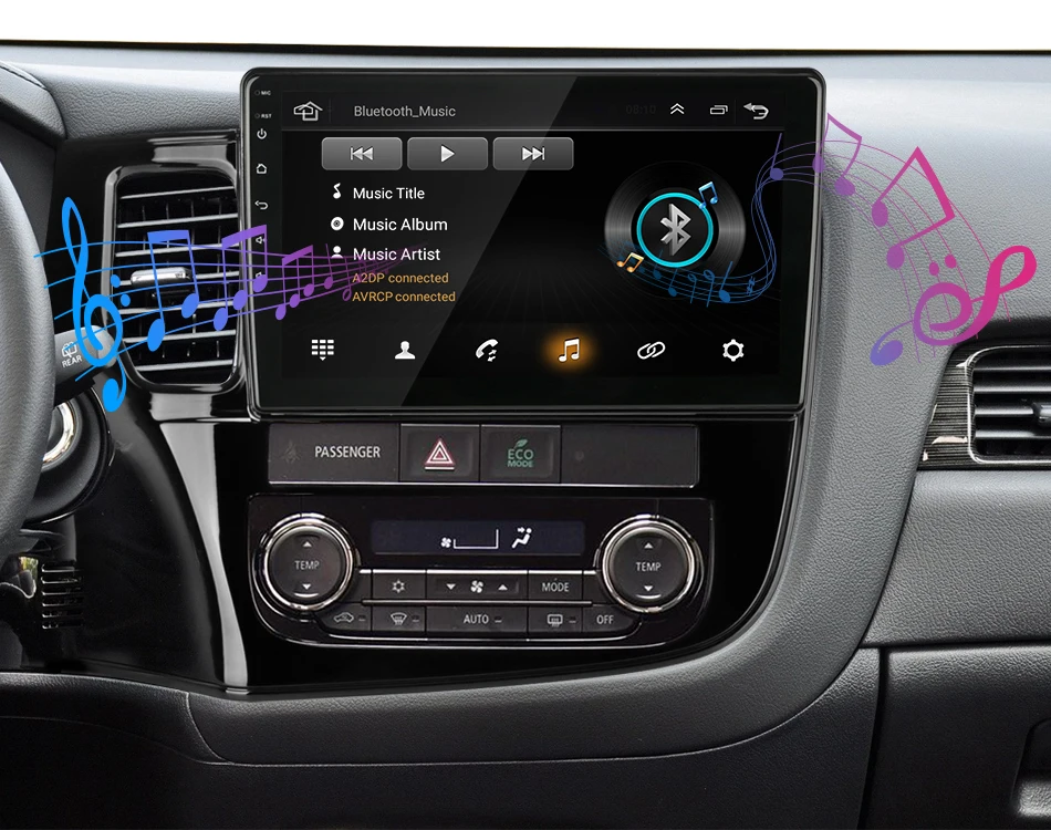 Sale Vtopek Android car radio for Mitsubishi Outlander 3 2013 2014 2015 2016 2017 2018 Multimedia Video Player 4G Internet WIFI 16