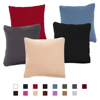 

2 pieces Soild Cushion Cover Sofa Pillowcases Cushion Covers Decorative 43*43cm Couch Covers Pillow Case