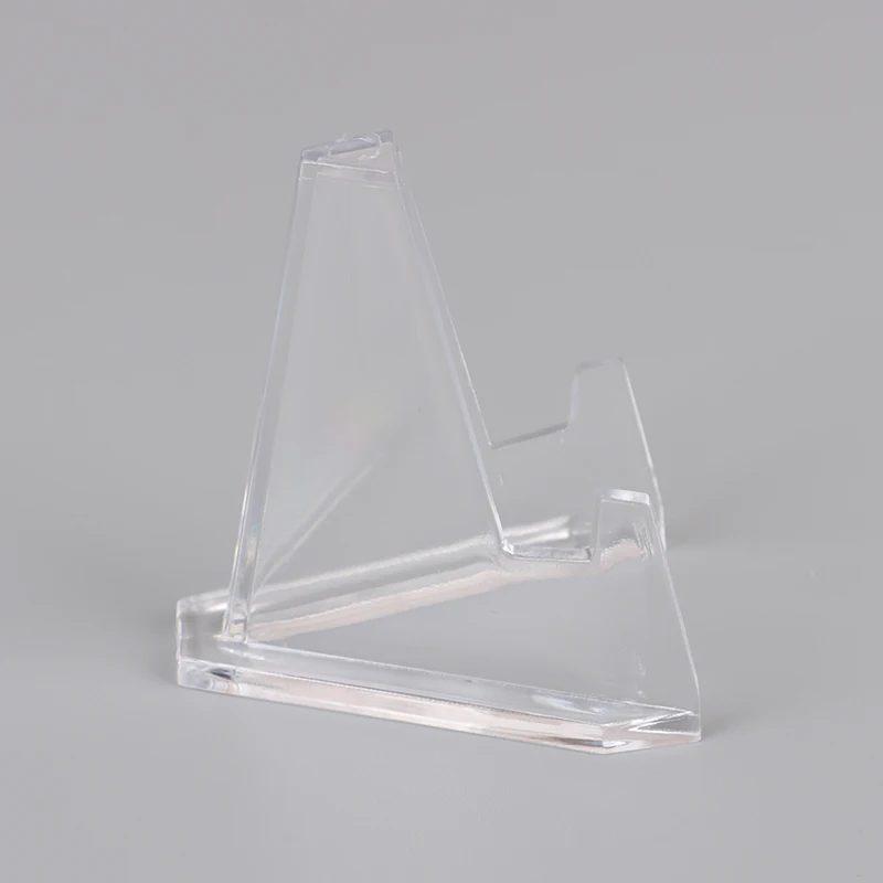 10Pcs Acrylic Coin Display Stand Rack Coin Holder for Commemorative Collectible Challenge Military