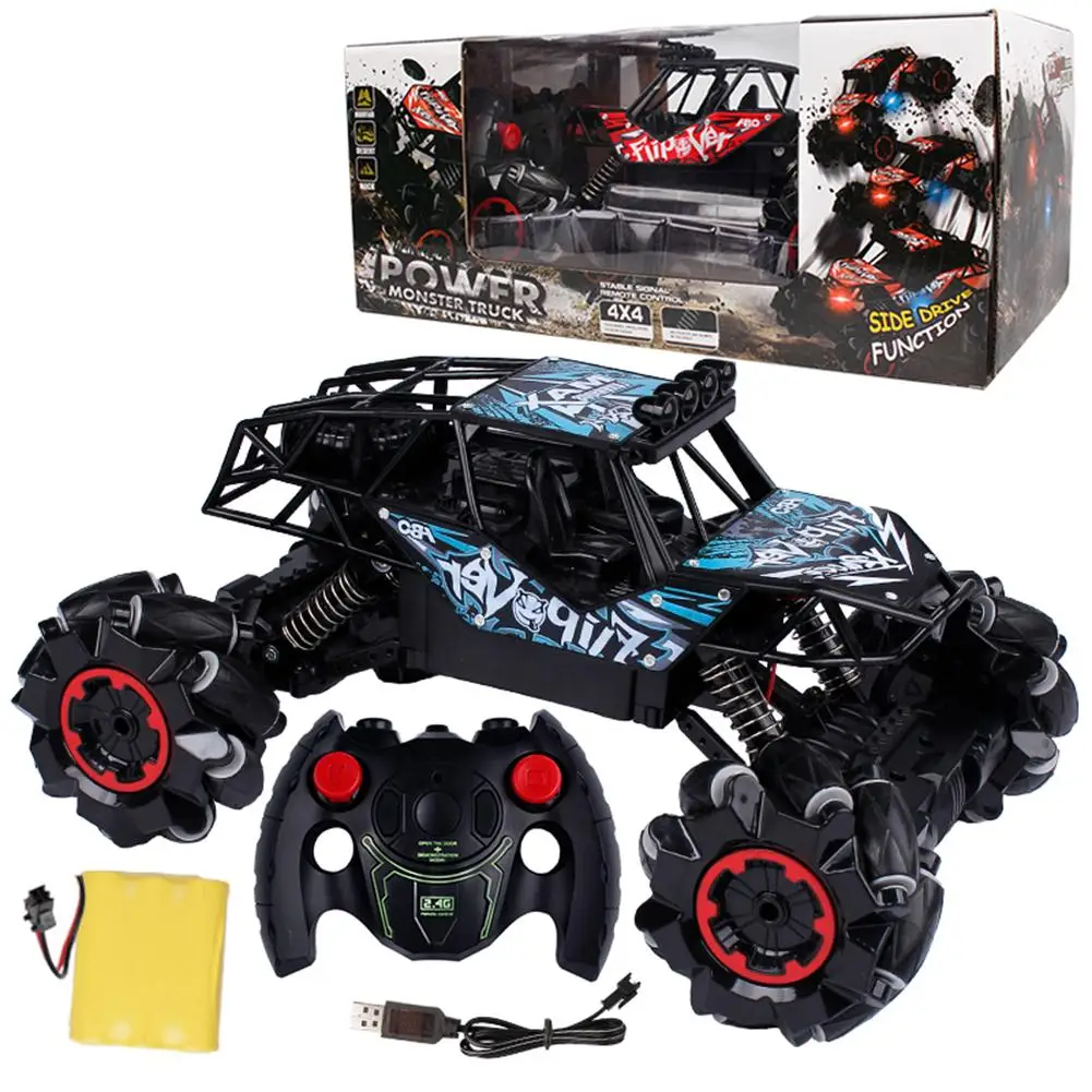 

2020 New 2.4G Remote Control Drift Car 4WD Sideways Driving Climbing Off-road Alloy Vehicle Toy For Kids Boys Girls