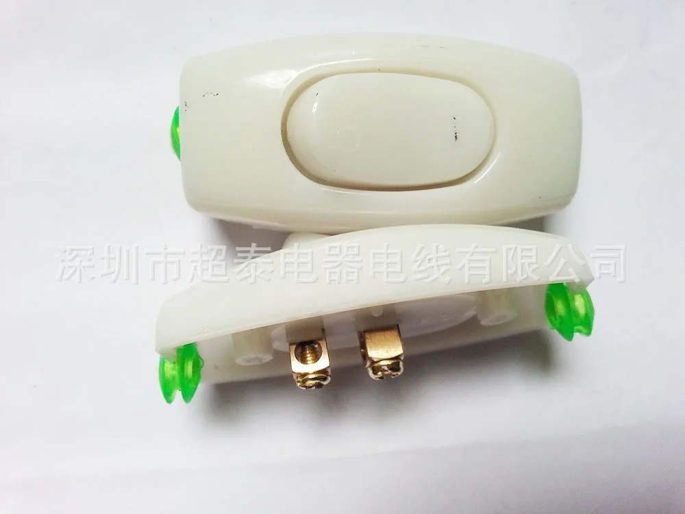 809 Copper Button Switch Single-Line Switch Online Switch Lamp Rocker Single Control Single Cut Bedside Switch