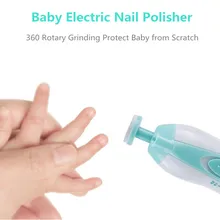 6 в 1 безопасный Электрический полировщик для ногтей, Детские кусачки для триммера, маникюра, педикюра, резак для ногтей для новорожденных детей, инструмент для ухода за ногтями