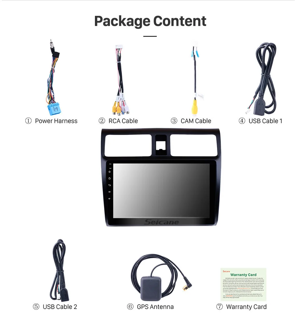 Best Seicane 10.1" Android9.0 Car Stereo Radio GPS HD 1+16GB For Suzuki Swift 2005 2006 2007 2008 2009 2010 Head Unit Support DVR RDS 16 Best Seicane 10.1" Android9.0 Car Stereo Radio GPS HD 1+16GB For Suzuki Swift 2005 2006 2007 2008 2009 2010 Head Unit Support DVR RDS 16