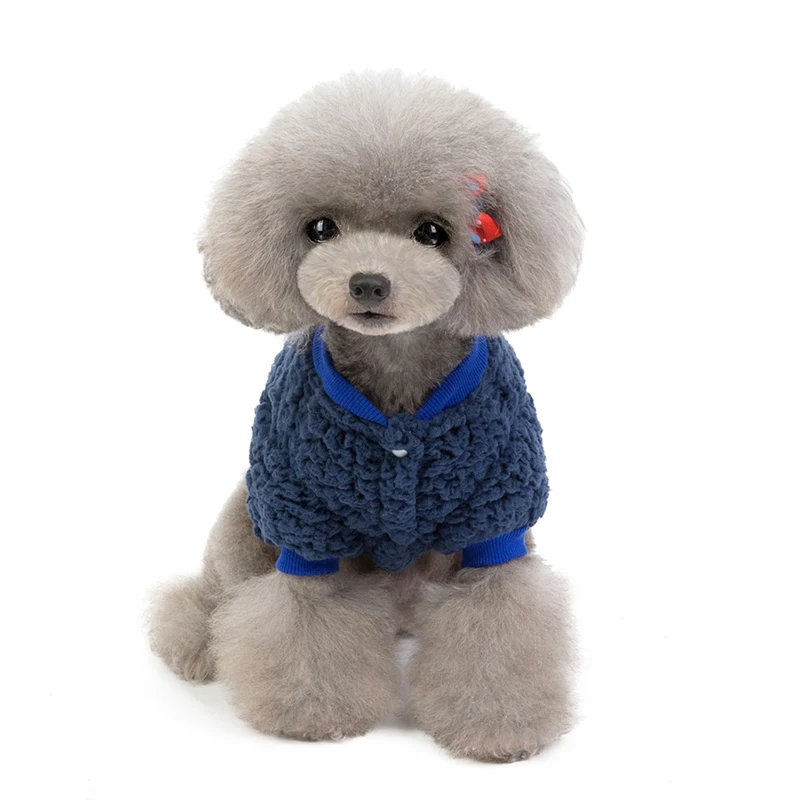 Exquisite Cute Dog Clothing Autumn Winter Coats Pet Coat Jacket Cozy Warm Pets Outfit Tops For Small And Medium Dogs