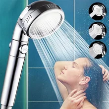 

Handheld Water Saving Shower Head High Pressure Massage Spa Shower Sprinker Detachable Filter Showerhead with Water Stop Switch