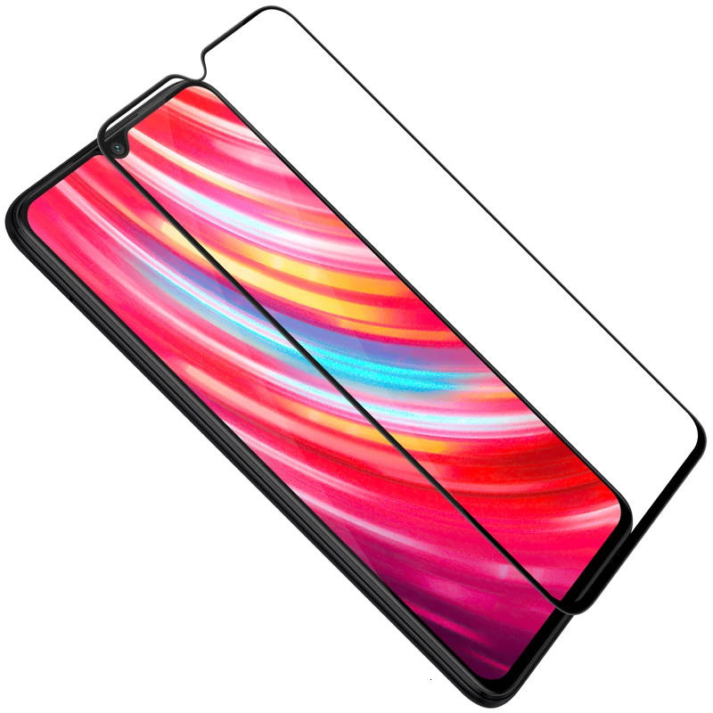 Для Xiaomi Redmi Note 8 Pro стеклянный протектор экрана NILLKIN XD CP+ Max изогнутые, с полным охватом Redmi Note 8 8Pro закаленное стекло