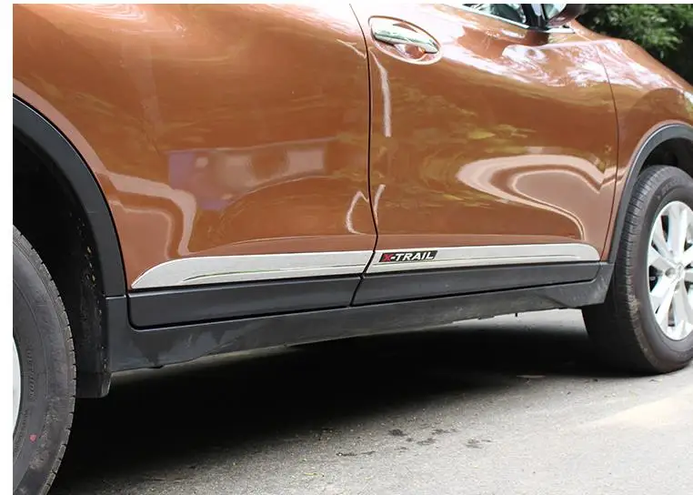 Для Nissan X-Trail T32- ABS хромированный автомобильный корпус боковая дверь формовочная отделка наружные комплекты кузова покрытие автомобильные аксессуары