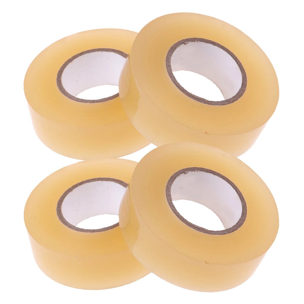 Premium PVC Clear Ice Hockey / Roller Hockey Leg Tape / Sock Tape x 4 Rolls