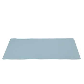 

Computer Mouse Pad Smooth Leather Case Large Game Mouse Pad Desk Writing Pad Blue Pu