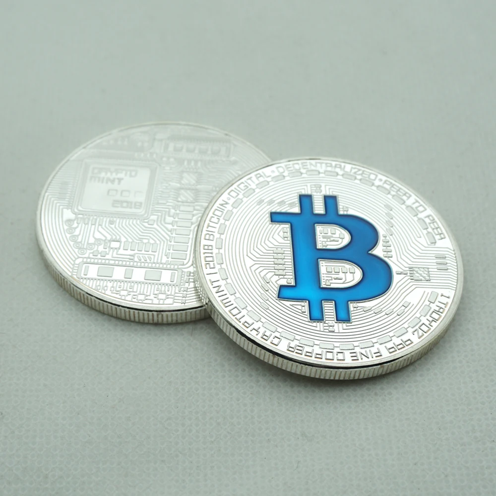 BIT Coin Art Collection CRYPTO Metal Gold Plated Physical Bitcoins Bitcoin  with Case Gift 물리적 금속 골동품 모조 골드 - AliExpress