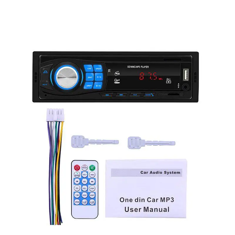 

12V Car Radio 1DIN Android In-dash Aux Input Receiver FM Bluetooth Stereo Autoradio Auto multimedia MP3 Player Car accessories