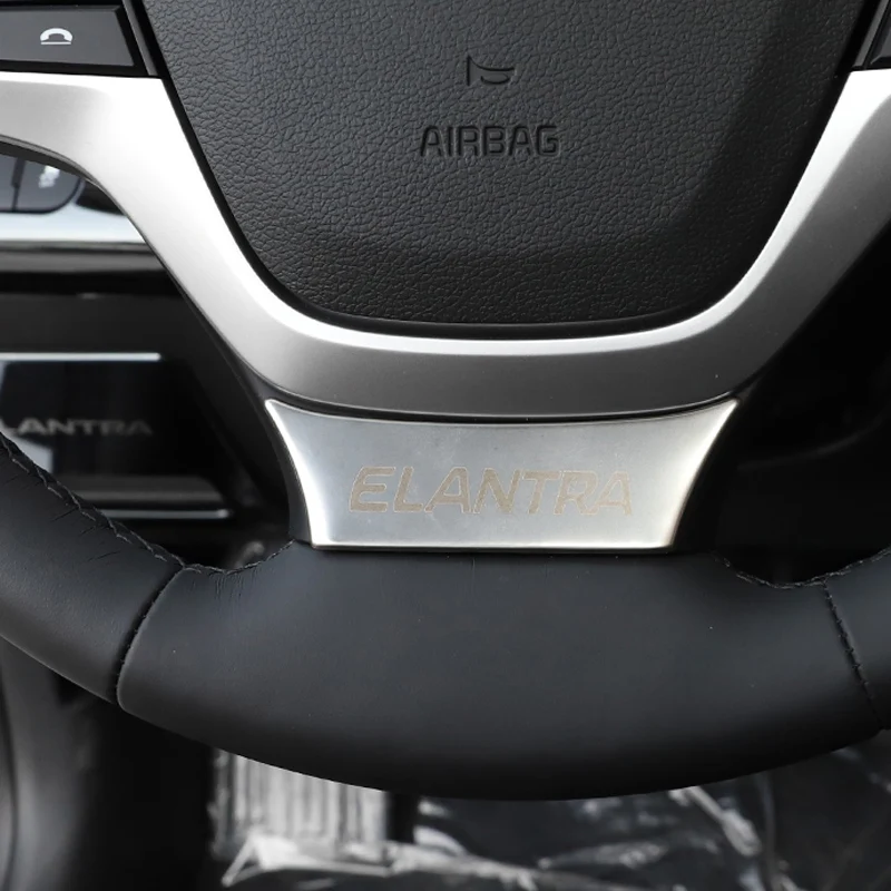 Декоративные полоски на руль автомобиля для Hyundai Elantra 2016 2017 2018 2019 2020 | Автомобили и