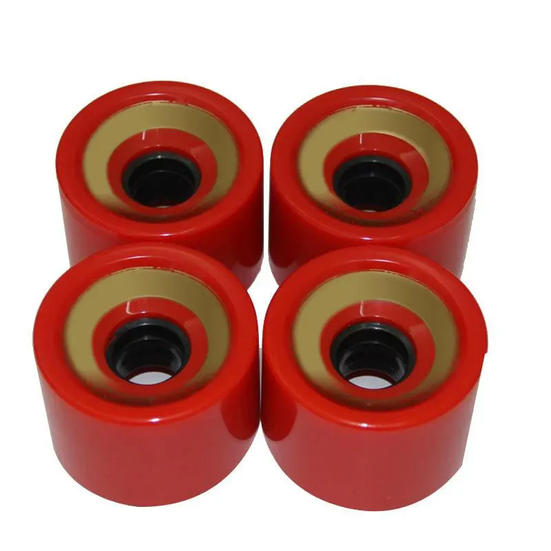 Creative Skateboard Wheels Bearings Elastic PU Wearable Flexible Durable 70x51