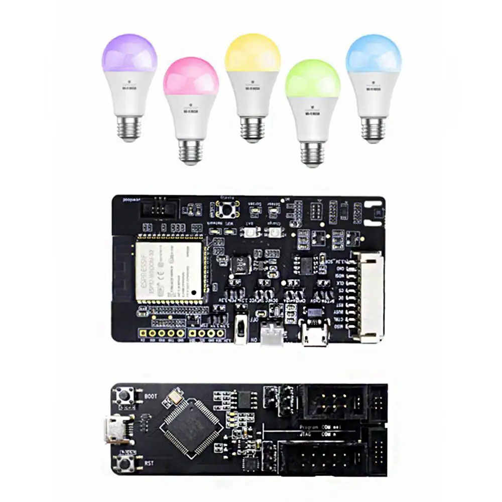 ESP32-MeshKit люкс 5xESP32-MeshKit-Light+ 1xESP32-Meshkit-Sense+ 1xESP-Prog умная лампа с доской для умного дома