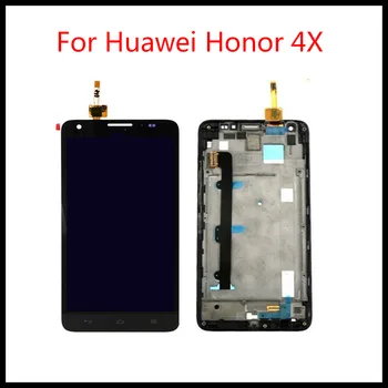 

Top quality LCD screen display+touch panel digitizer with frame For Huawei Honor 4X free tools replacement