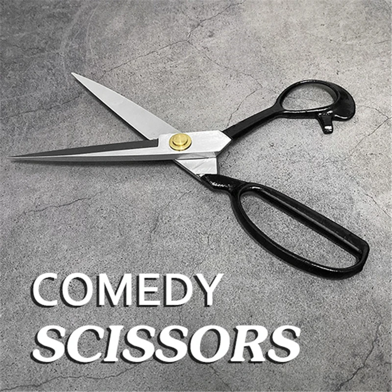 Comedy Scissors Magic Tricks Can Used to Cut Rope Routine Magia Magician Stage Illusions Gimmick Props Mentalism Classic toy production book magic tricks magician stage illusions gimmicks mentalism props streamers silks appearing from empty book magia