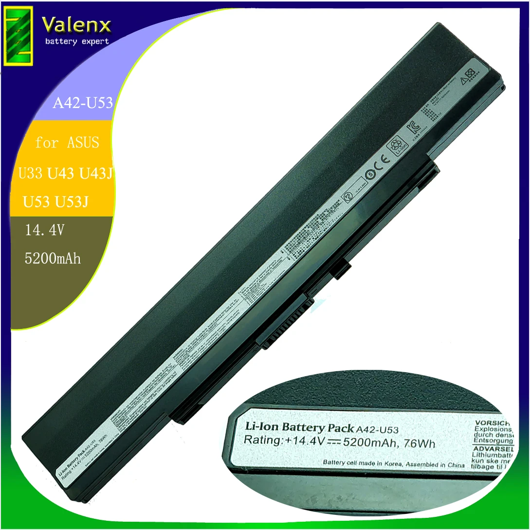Аккумулятор 8cell для Asus A42-U53 U43F U33 U42F U42J U43 U43J U52 U53 U53F | Компьютеры и офис