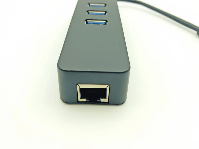USB 3,0 Ethernet адаптер с 3 портами USB3.0 концентратор USB RJ45 Gigabit Ethernet Lan 10/100/1000 Мбит/с сетевая карта для ноутбука Macbook