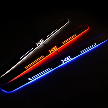 

AOGENIU LED Door Sill Streamed Light for JAGUAR XE (X760) 2015-2020 Acrylic Door Welcome Pedal Light Car Sticker Accessories