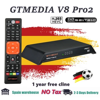 

GTMedia V8 Pro2 DVB-T2/S2/Cable ATSC-C(J83.B) Satellite Receiver 1080P built-in WIFI Support Newcamd set top box