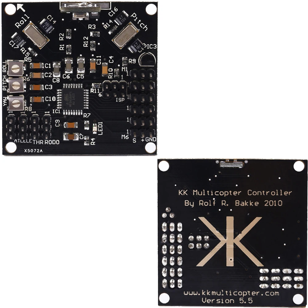 

KK multicontroller V5.5 Flight Control Board for RC Multicopter Quadcopter