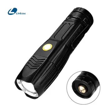 

P50 LED Flashlight IPX-5 Waterprooof Adjustable Focus Linternas 5 Lighting Modes Torch for Outdoor Camping Climbing Fishing