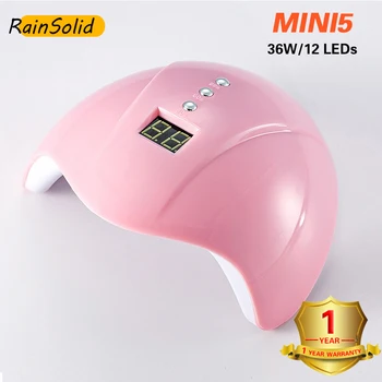 

36W Nail Lamp UV LED Nail Dryer Sun Light For All Gels Polish With Infrared Auto Sensing Timer Smart LCD Display dry Gel Varnish