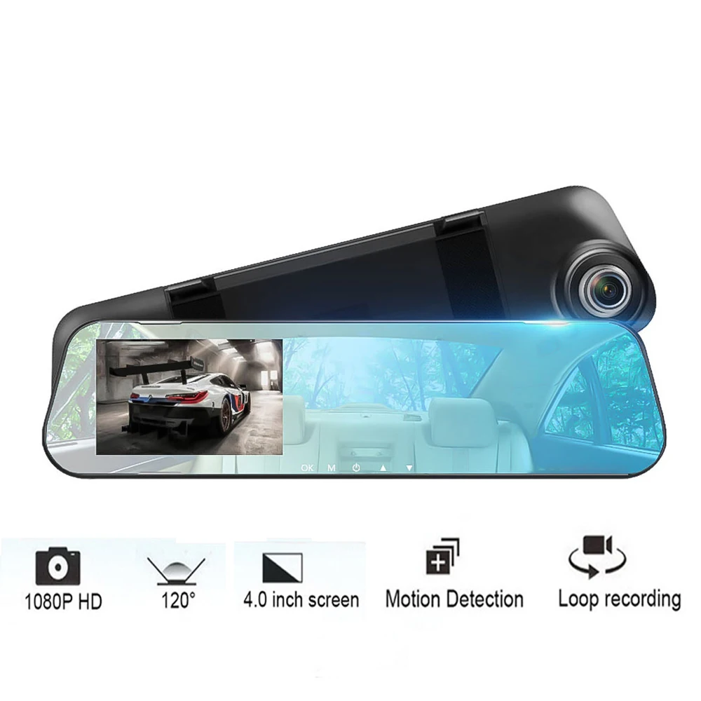 Car DVR Camera HD 1080P Single record 4&quot Digital Video Mirror Recorder 120 Degree Wide Angle Dash Cam Registrar | Автомобили и