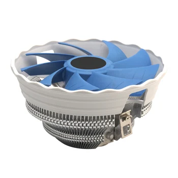 

Double Heat Pipe Desktop Computer Colorful Light Universal Fan Easy Install Aluminum Radiator Hydraulic Bearing CPU Cooler