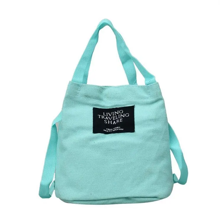 

Japanese-style Literature And Art Simple MORI Series Retro College Style Lettered Canvas Bag Messenger Bag Handbag Small Bucket