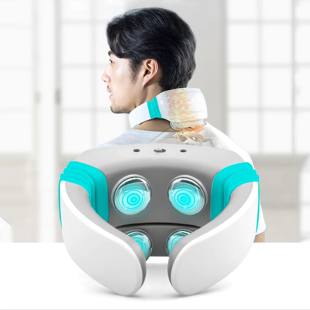 

Electric Pulse Cervical Massager Neck Soreness Relief Acupuncture Massage Vibration Neck Massager Cervical Magnetic Instrument