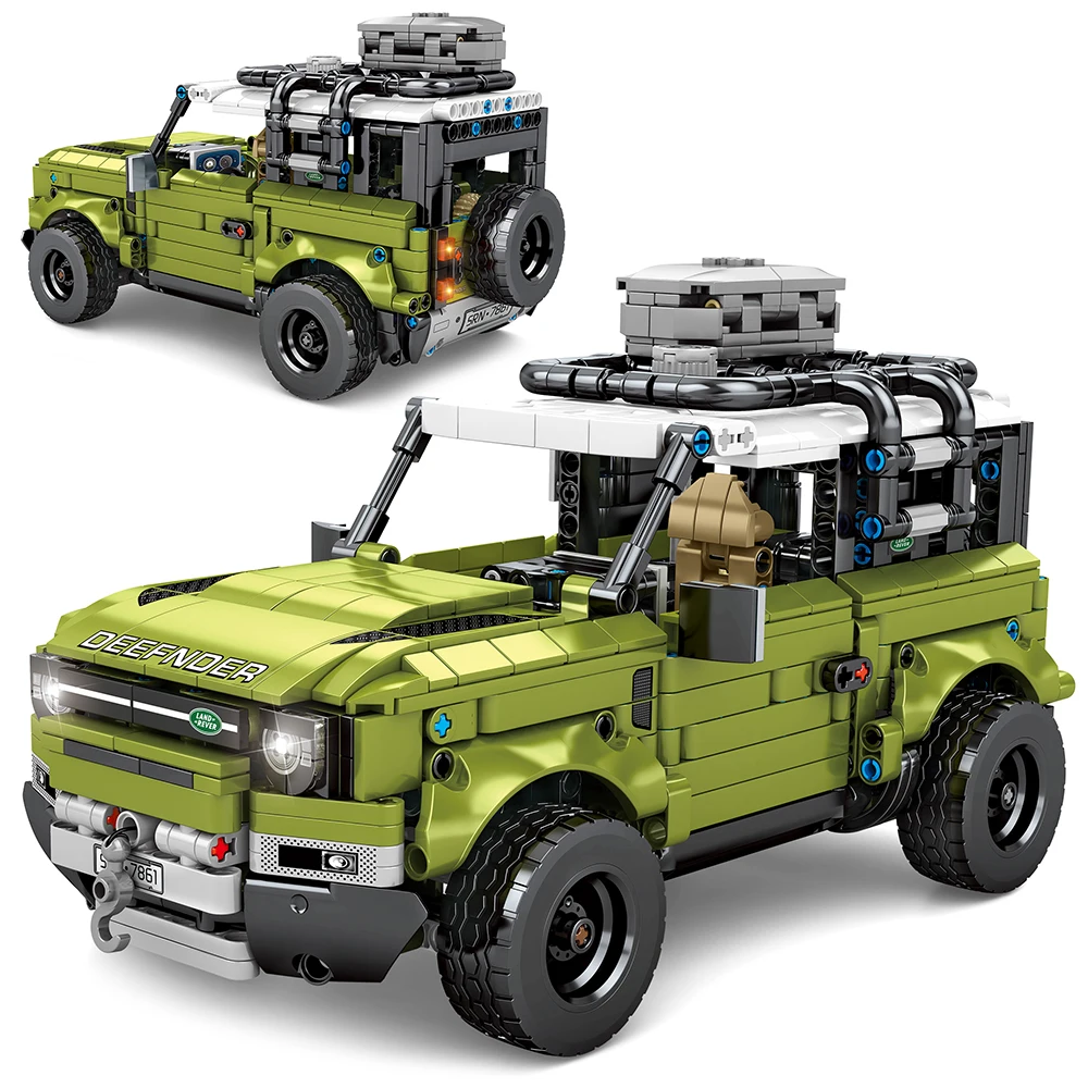 Children Toys Building-Blocks Car-Bricks Creator Ideas Off-Road Vehicle 1053pcs-City
