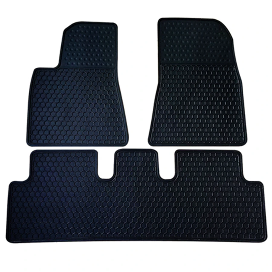 

YJ99 For Tesla Model-3 Model-S All Weather High Quality Waterproof Anti Skip Latex Durable Carpets Special Rubber Car Floor Mats