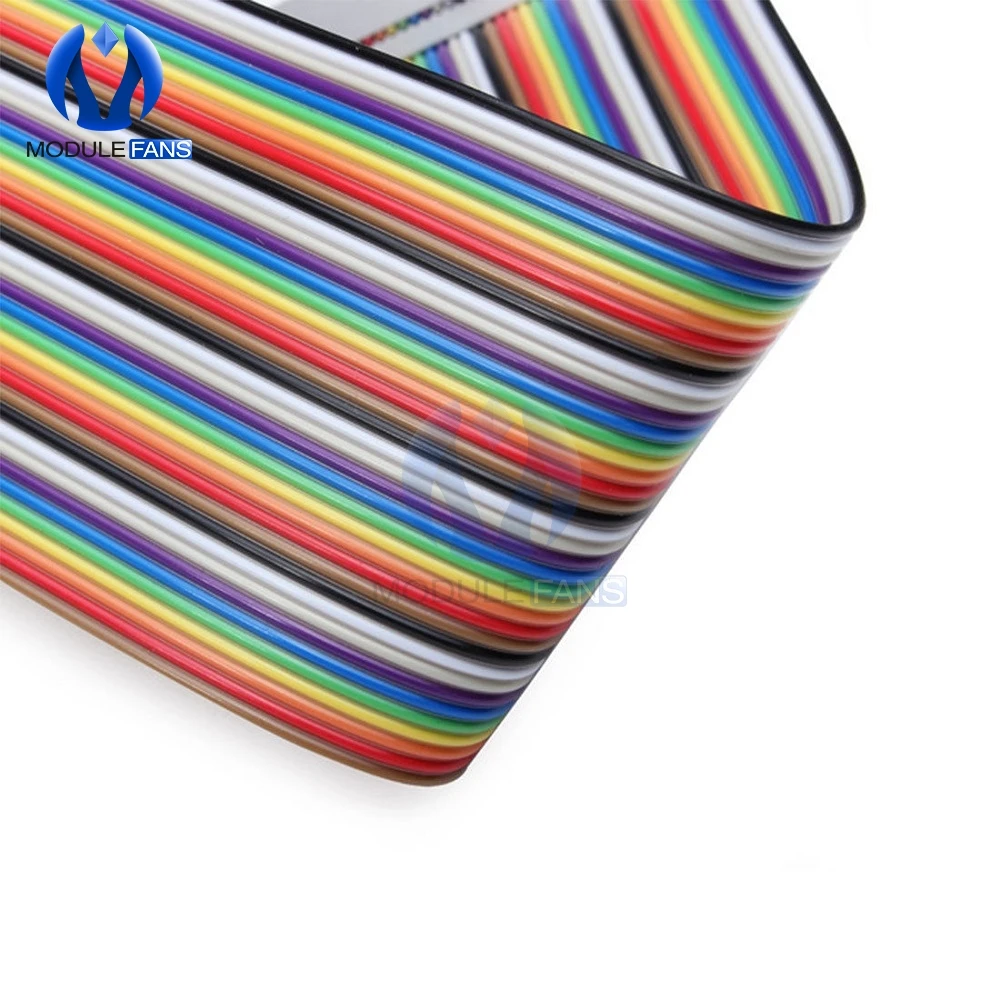 20 см 40 PIN Way GPIO Радужный ленточный кабель для Raspberry Pi Model B / +|cable gpio|cable ribboncable pin |