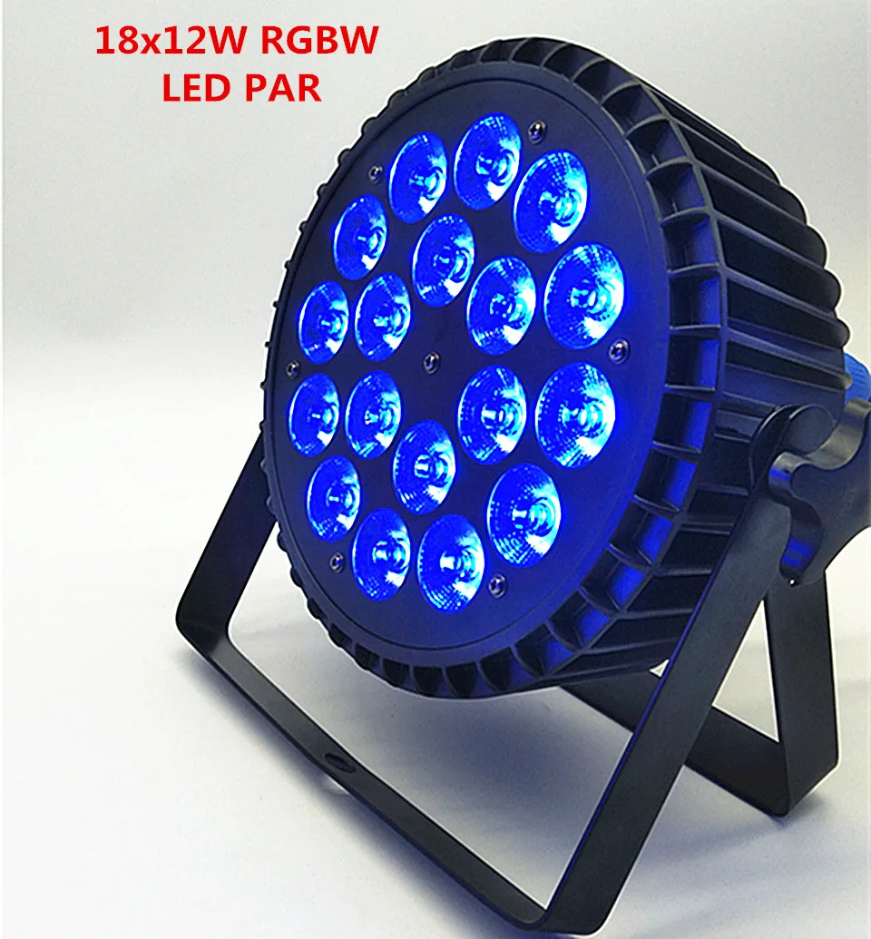 18x12w 4in1 LED Par Light RGBW par dmx512 профессиональный Полноцветный сценический свет KTV диско