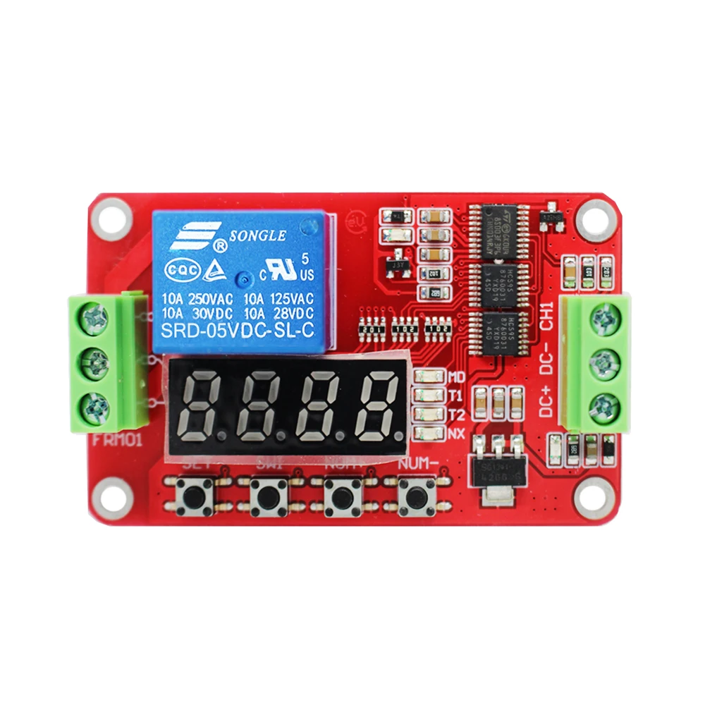 1pcs FRM01 12V 1 Channel Multifunction Relay Module Loop Delay / Timer
