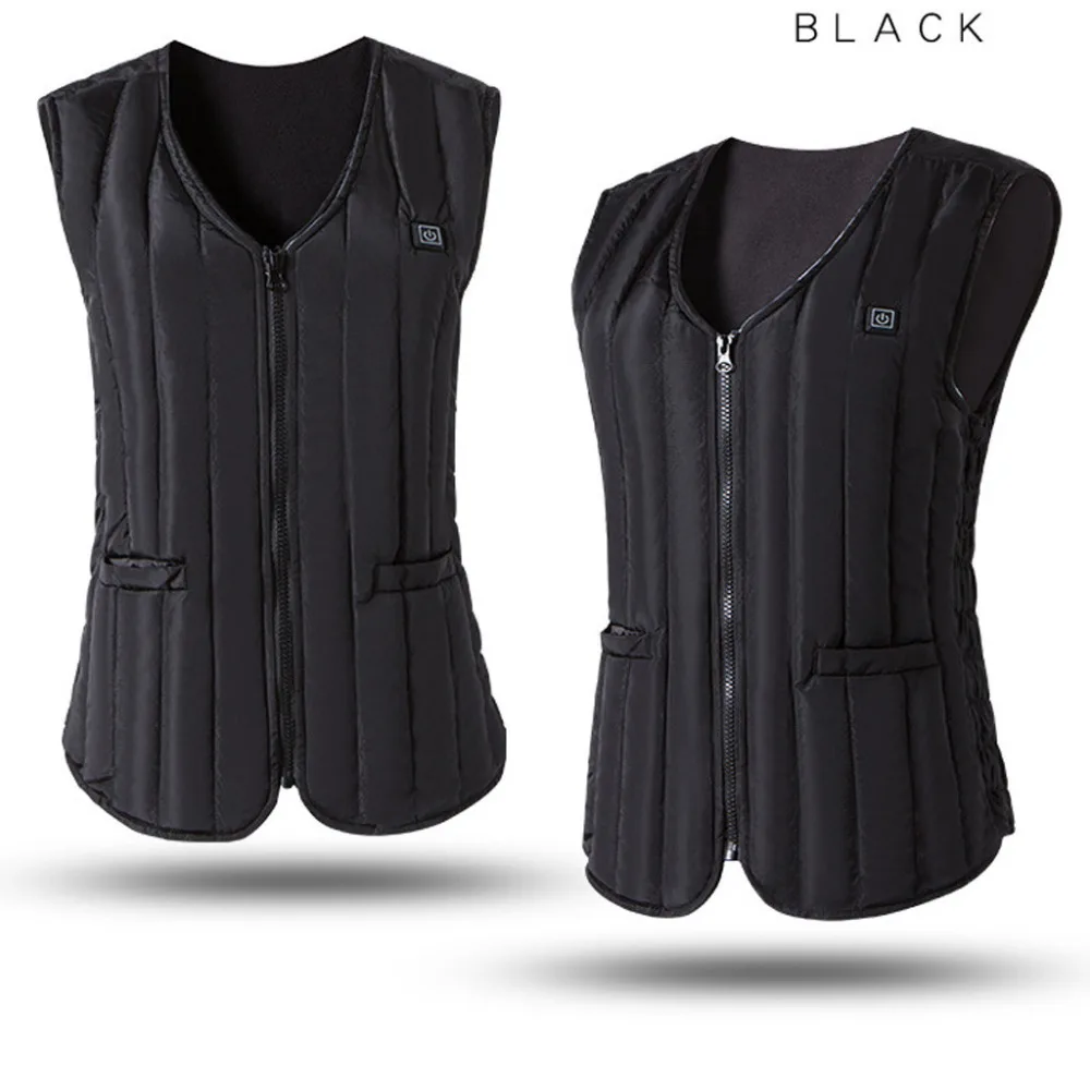 Men And Women Sleeveless Pocket Vest With Wool Hooded Winter Loose Vest #4D03 (10)