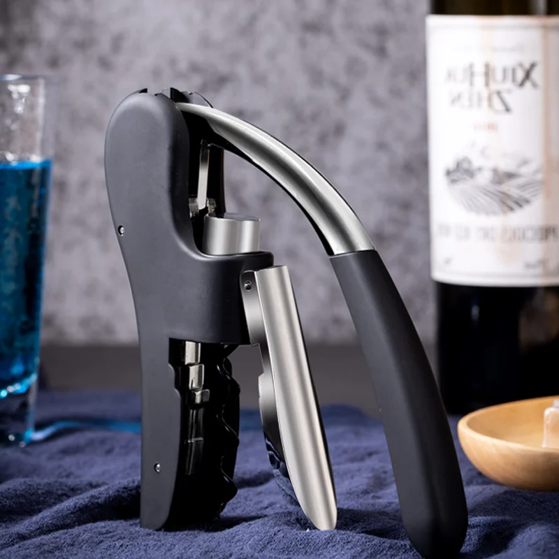 Classic Corkscrew - Wine Bottle Opener T Style Old Fashioned Waiter Stainless Steel Professional Portable Easy Screw In And Pull Funny Corkscrew For