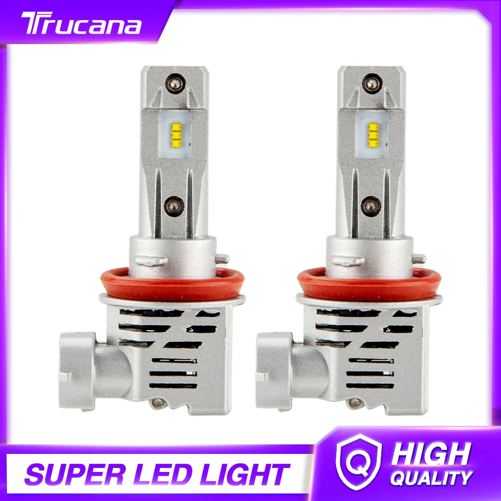 

Trucana 60W H4 LED Canbus Car Headlights Bulb LED H4 H11 9005 9006 20000Lm 12V Led Headlight Light Kit Led Lights For Auto 6500K