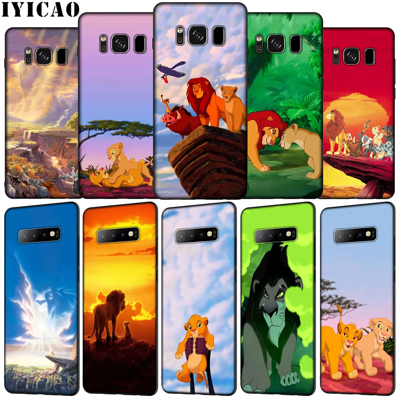 IYICAO The Lion King 2019 Cartoon Soft Phone Case for Samsung Galaxy S20 Ultra S10e S9 S8 Plus S6 S7 Edge S10 Lite Cover | Мобильные