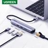 UGREEN USB C Hub Mini Size USB Type C 3.1 to 4K HDMI RJ45 USB 3.0 Adapter USB C Dock for MacBook Pro MacBook Air 2022 PC USB HUB ► Photo 1/6