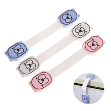 2 шт. милые уплотнения пластиковые шкафы для шкафов на ремне замки детские защитные многофункциональные замки безопасности