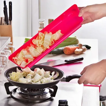 

2 in 1 Plastic Chopping Board Frosted Kitchen Cutting Board With Slot Cutting Vegetable Meat Kitchen Tools Chopping Board